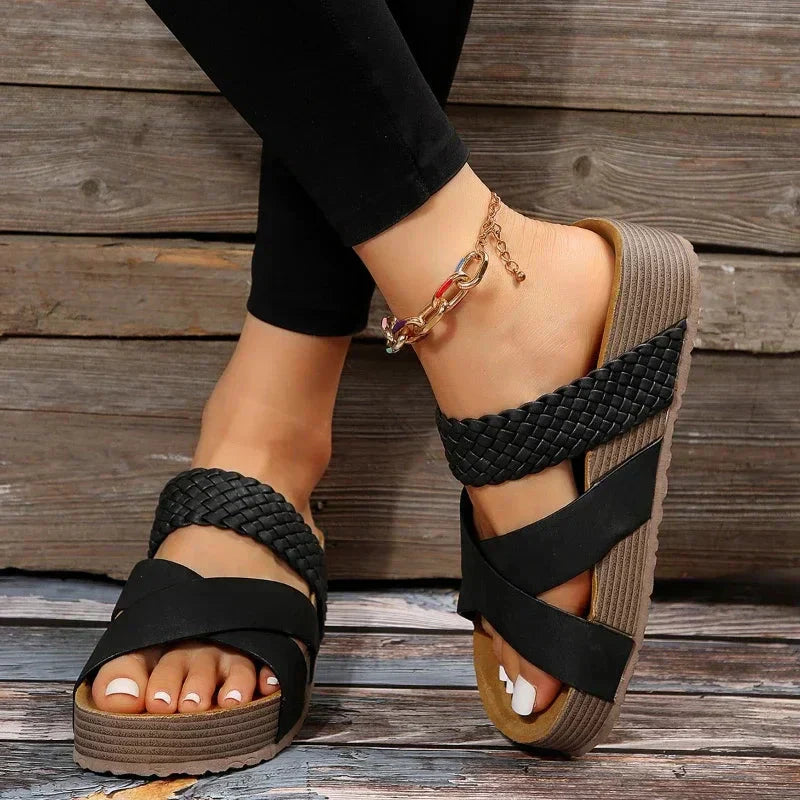 Jacqueline | Stilvolle Orthopädische Damensandalen