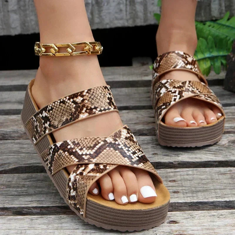 Jacqueline | Stilvolle Orthopädische Damensandalen