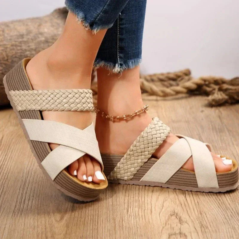 Jacqueline | Stilvolle Orthopädische Damensandalen